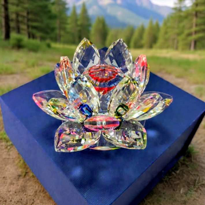 Flor de Loto Multicolor Mediana