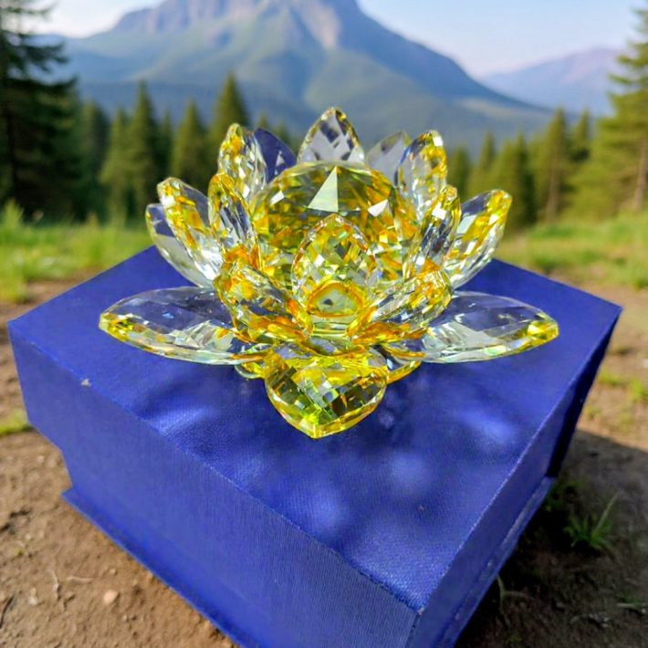 Flor de Loto Amarilla Grande